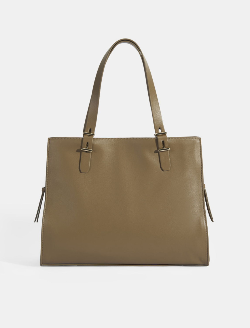 Kadın Kahve Deri Omuz Çantası Kadın Kahve Deri Omuz Çantası