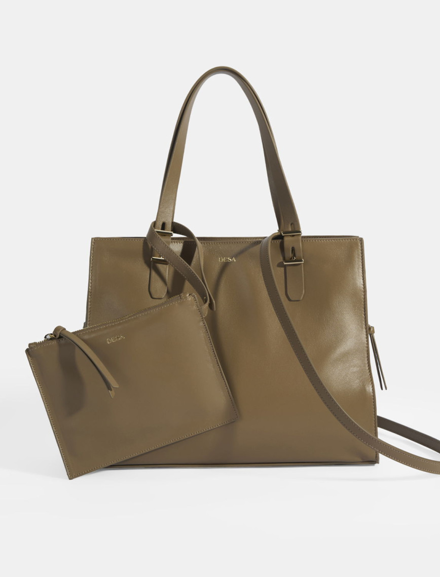 Kadın Kahve Deri Omuz Çantası Kadın Kahve Deri Omuz Çantası