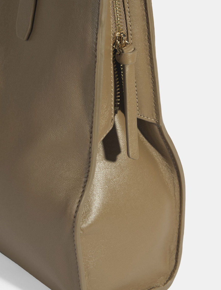 Kadın Kahve Deri Omuz Çantası Kadın Kahve Deri Omuz Çantası