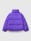 Kadın Mor Kaz Tüyü Dolgulu Pufa Mont