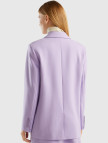 Kadın Lila Kruvaze Ceket Kadın Lila Kruvaze Ceket