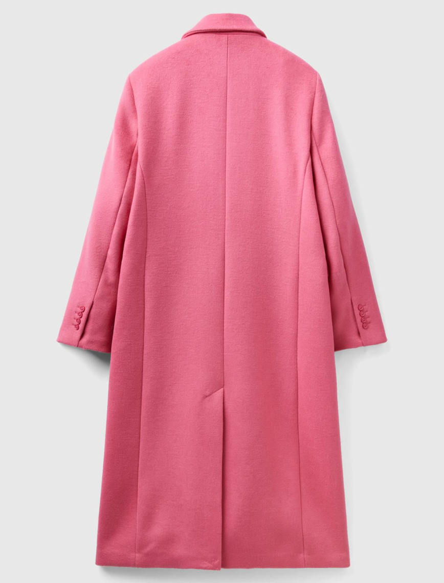 Kadın Gül Kurusu Kruvaze Palto Kadın Gül Kurusu Kruvaze Palto