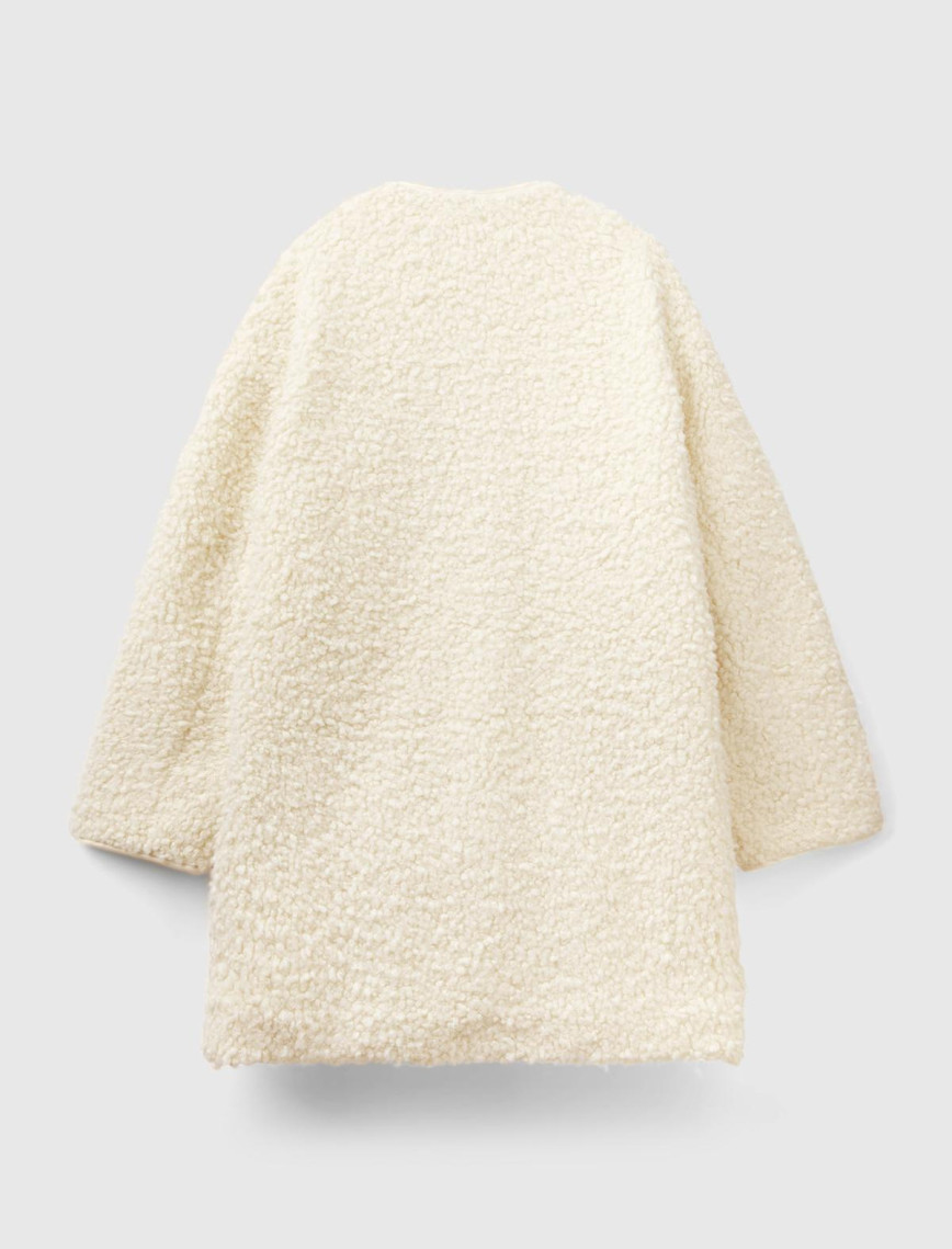 Kadın Krem Yakasız İnce Mont Kadın Krem Yakasız İnce Mont