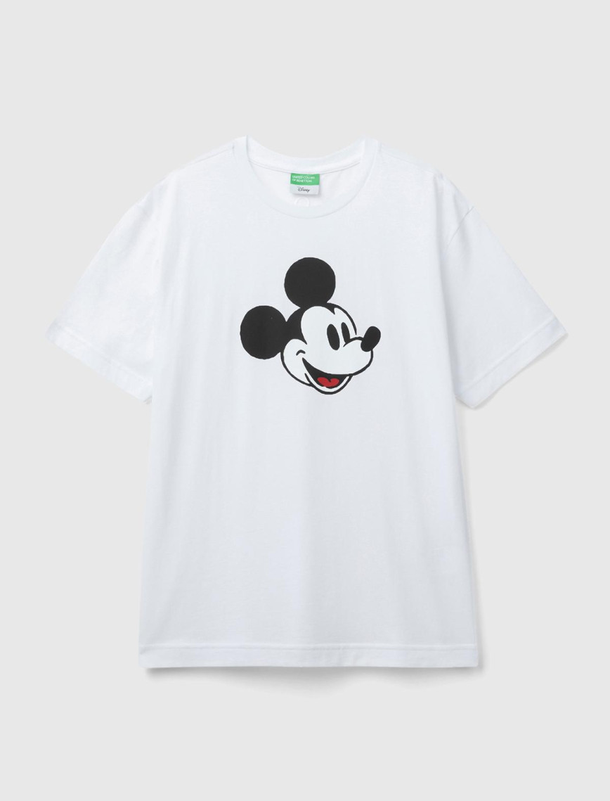 Unisex Beyaz %100 Koton Disney Baskılı T-Shirt