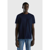 Erkek Lacivert %100 Koton Cepli T-Shirt Erkek Lacivert %100 Koton Cepli T-Shirt