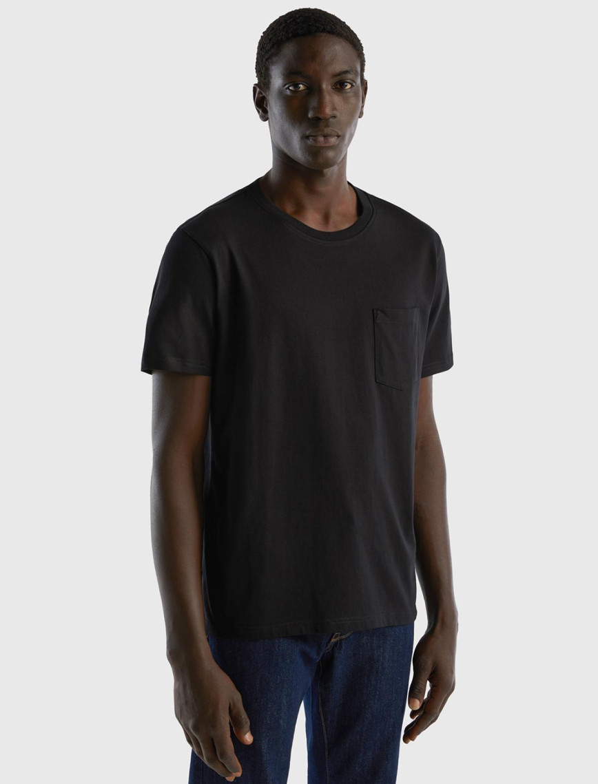 Erkek Lacivert %100 Koton Cepli T-Shirt Erkek Lacivert %100 Koton Cepli T-Shirt