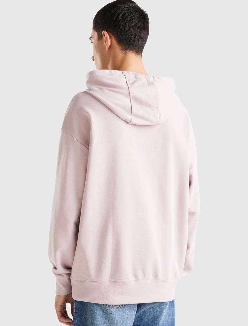 Unisex Gül Kurusu Disney Desenli Kapşonlu Sweatshirt