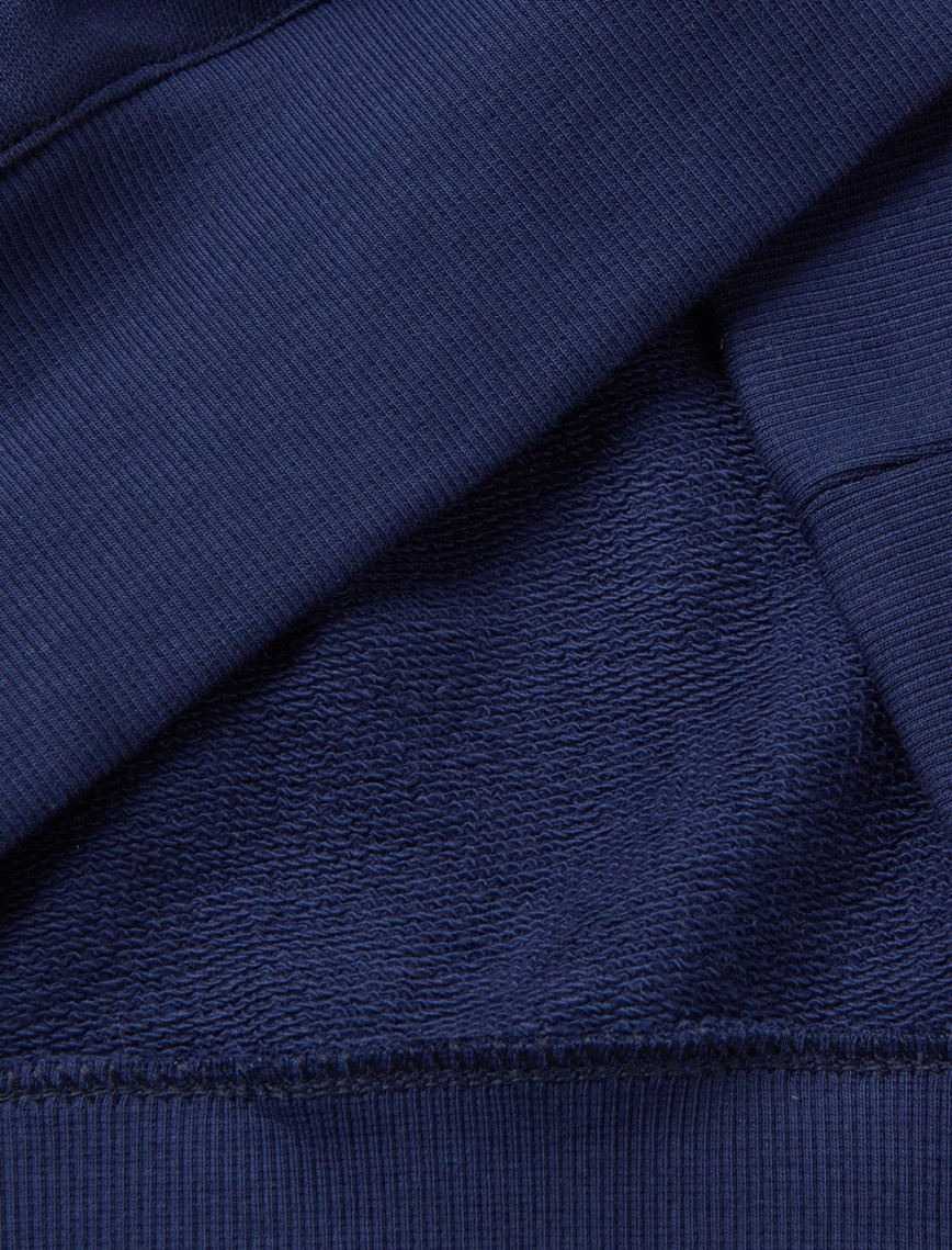 Unisex Lacivert Disney Desenli Kapşonlu Sweatshirt