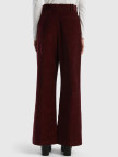 Kadın Bordo Esnek Kadife Pantolon Kadın Bordo Esnek Kadife Pantolon