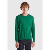 Erkek Yeşil Pamuk Karışımlı Basic Kazak Erkek Yeşil Pamuk Karışımlı Basic Kazak