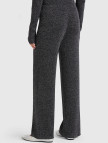 Kadın Gümüş Pamuk ve Viskoz Karışımlı Simli Palazzo Pantolon Kadın Gümüş Pamuk ve Viskoz Karışımlı Simli Palazzo Pantolon