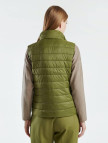 Kadın Haki Recycled Polyester Dolgulu  Pufa Yelek
