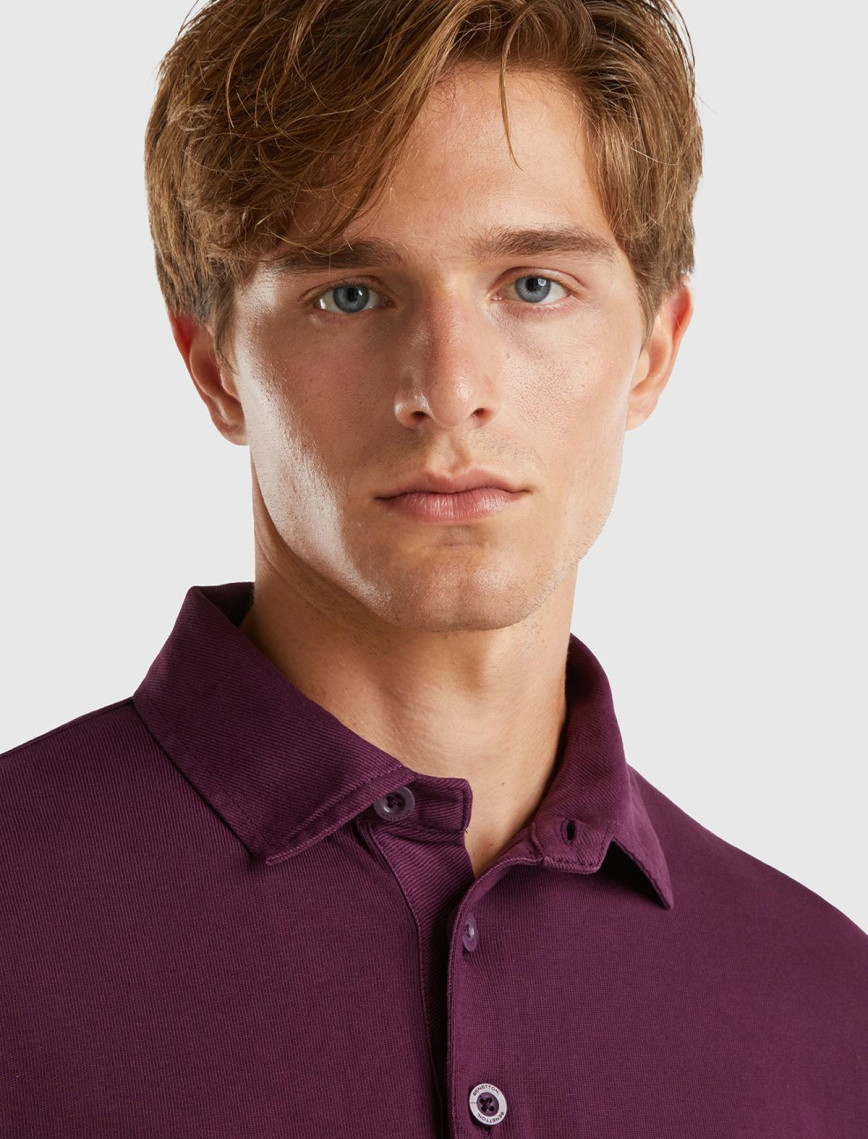 Erkek Bordo %100 Pamuk Önü Logo Detaylı Düğmeli Polo Yaka T-Shirt Erkek Bordo %100 Pamuk Önü Logo Detaylı Düğmeli Polo Yaka T-Shirt