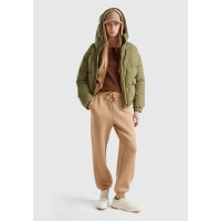 Kadın Bej Viskoz Karışımlı Beli Lastikli Büzgü İpli Manşetli Eşofman Altı Kadın Bej Viskoz Karışımlı Beli Lastikli Büzgü İpli Manşetli Eşofman Altı