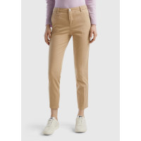 Kadın Vizon Elastanlı Basic Chino Pantolon