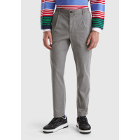 Erkek Antrasit Pamuk Karışımlı Yanları ve Arkası Cep Detaylı Pantolon Erkek Antrasit Pamuk Karışımlı Yanları ve Arkası Cep Detaylı Pantolon