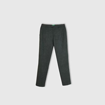 Erkek Antrasit Yün Karışımlı Dar Kesim Pantolon Erkek Antrasit Yün Karışımlı Dar Kesim Pantolon