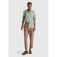 Kadın Kahverengi Viskoz Karışımlı Tamamı Desenli Beli Lastikli Pantolon Kadın Kahverengi Viskoz Karışımlı Tamamı Desenli Beli Lastikli Pantolon