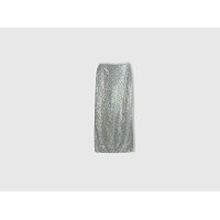 Kadın Gümüş İçi Jarse Astarlı Arkası Yırtmaçlı Kalem Etek Kadın Gümüş İçi Jarse Astarlı Arkası Yırtmaçlı Kalem Etek