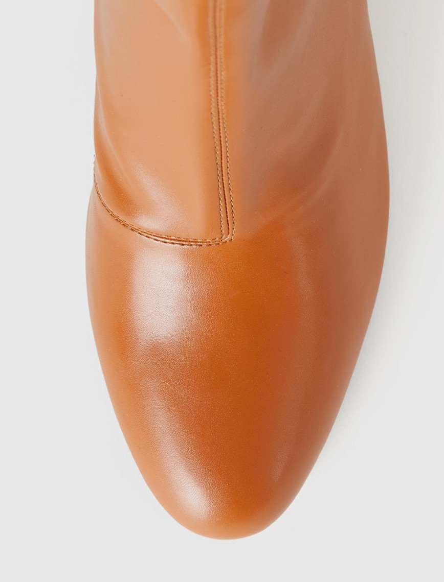 Kadın Karamel Sivri Burun Topuklu Bot Kadın Karamel Sivri Burun Topuklu Bot