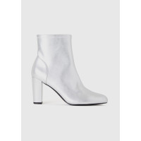 Kadın Gümüş Sivri Burun Topuklu Bot Kadın Gümüş Sivri Burun Topuklu Bot