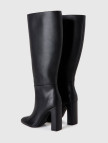 Kadın Siyah Suni Deri Uzun Çizme Kadın Siyah Suni Deri Uzun Çizme