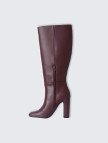 Kadın Bordo Suni Deri Uzun Çizme Kadın Bordo Suni Deri Uzun Çizme