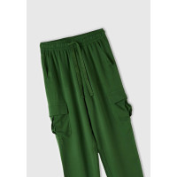 Kadın Soluk Yeşil %100 Viskoz Beli Büzgülü 4 Cepli Dar Paça Pantolon Kadın Soluk Yeşil %100 Viskoz Beli Büzgülü 4 Cepli Dar Paça Pantolon