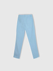 Kadın Açık Mavi Elastanlı Basic Chino Pantolon Kadın Açık Mavi Elastanlı Basic Chino Pantolon