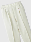 Kadın %100 Keten Beli Lastikli Pantolon Kadın %100 Keten Beli Lastikli Pantolon