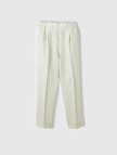 Kadın %100 Keten Beli Lastikli Pantolon Kadın %100 Keten Beli Lastikli Pantolon