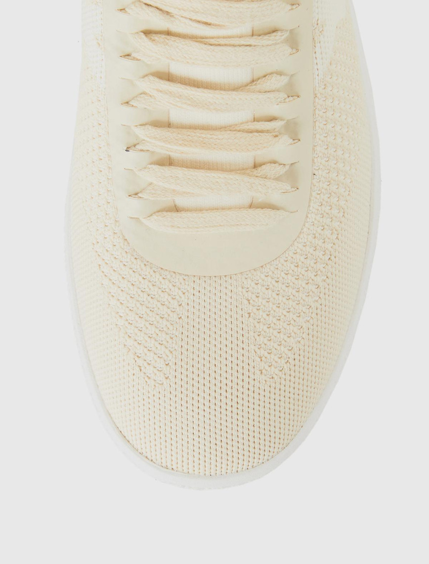 Kadın Krem Önü ve Arkası Logo Detaylı Çok Renkli Bağcıklı Sneaker Kadın Krem Önü ve Arkası Logo Detaylı Çok Renkli Bağcıklı Sneaker