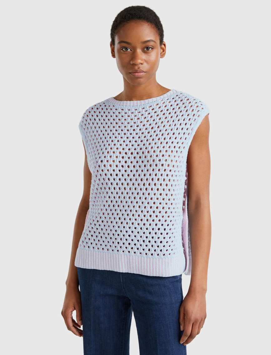 Kadın Açık Mavi Pamuk Karışımlı Kontrast Yanları Düğmeli Relax Fit Süveter Kadın Açık Mavi Pamuk Karışımlı Kontrast Yanları Düğmeli Relax Fit Süveter