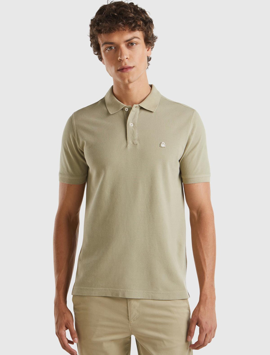Erkek Mor Regular Fit Kısa Kollu Polo T-Shirt