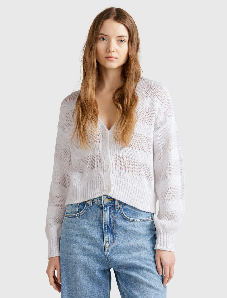 Kadın Açık Yeşil %100 Pamuk Şerit Efektli Düşük Omuzlu Örme Relax Fit Hırka Kadın Açık Yeşil %100 Pamuk Şerit Efektli Düşük Omuzlu Örme Relax Fit Hırka