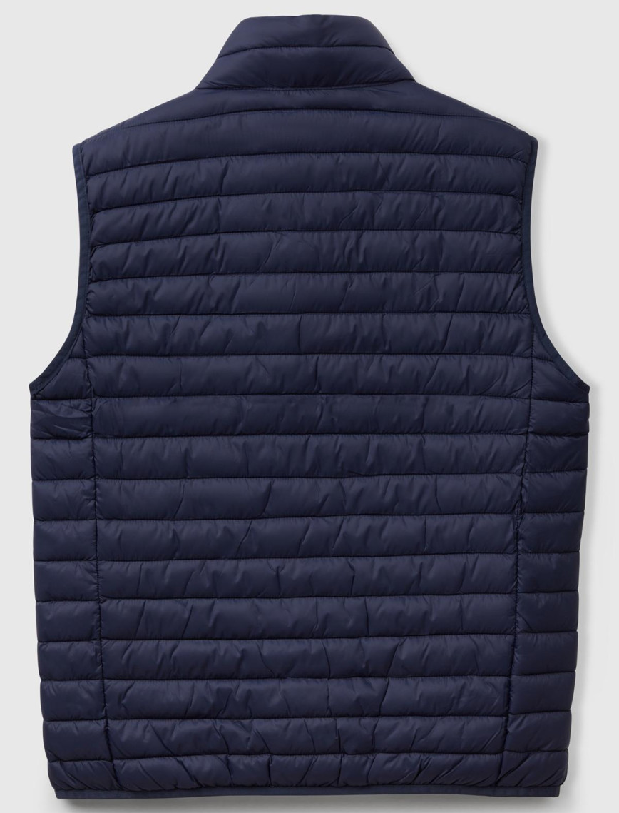 Erkek Lacivert Polyester Dolgulu Regular Fit Yelek Erkek Lacivert Polyester Dolgulu Regular Fit Yelek