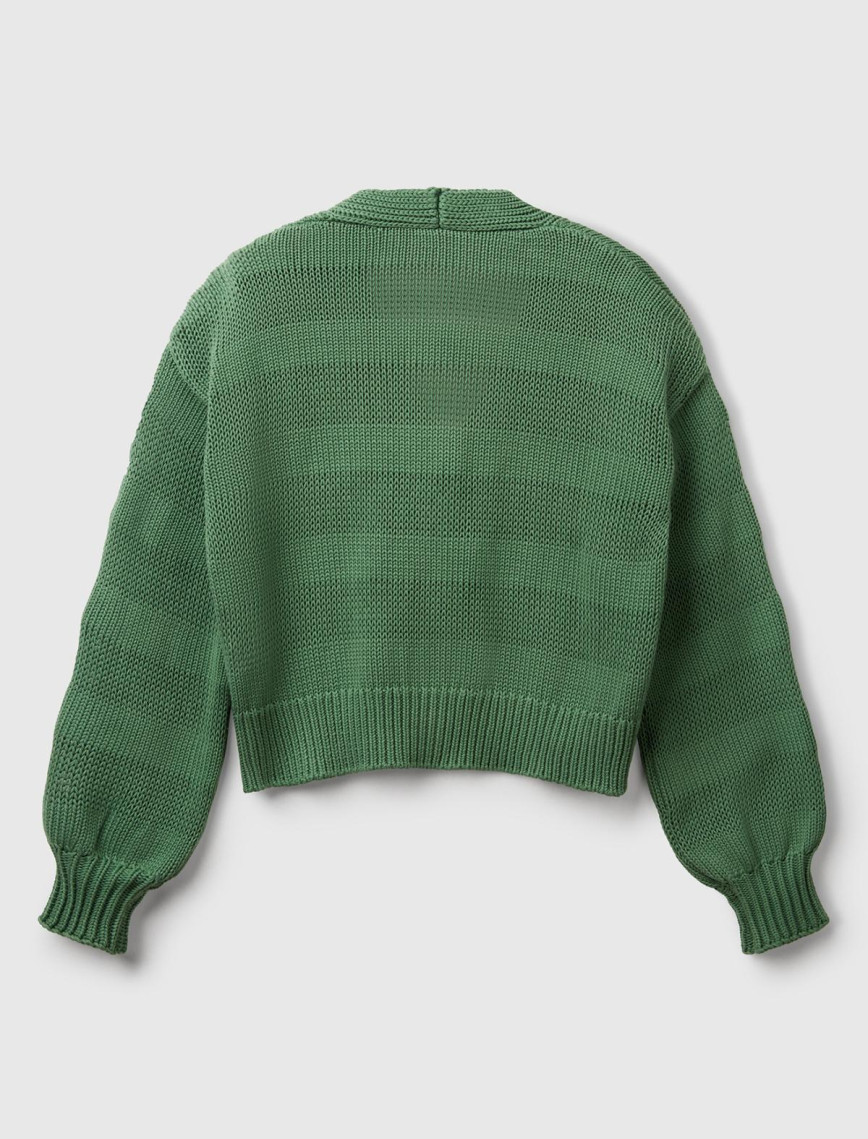 Kadın Açık Yeşil %100 Pamuk Şerit Efektli Düşük Omuzlu Örme Relax Fit Hırka Kadın Açık Yeşil %100 Pamuk Şerit Efektli Düşük Omuzlu Örme Relax Fit Hırka