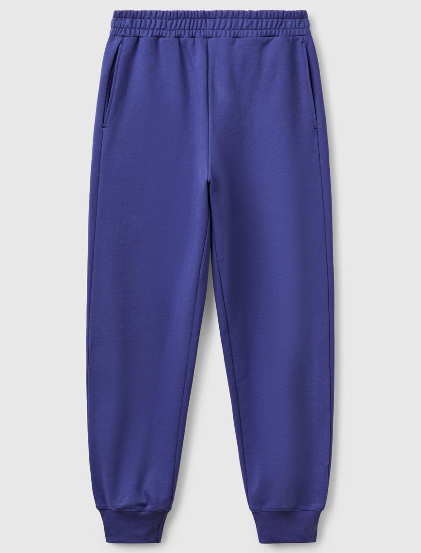 Kadın Lavanta Mavisi %100 Pamuk Manşetli Beli Lastikli Regular Fit Eşofman Altı Kadın Lavanta Mavisi %100 Pamuk Manşetli Beli Lastikli Regular Fit Eşofman Altı