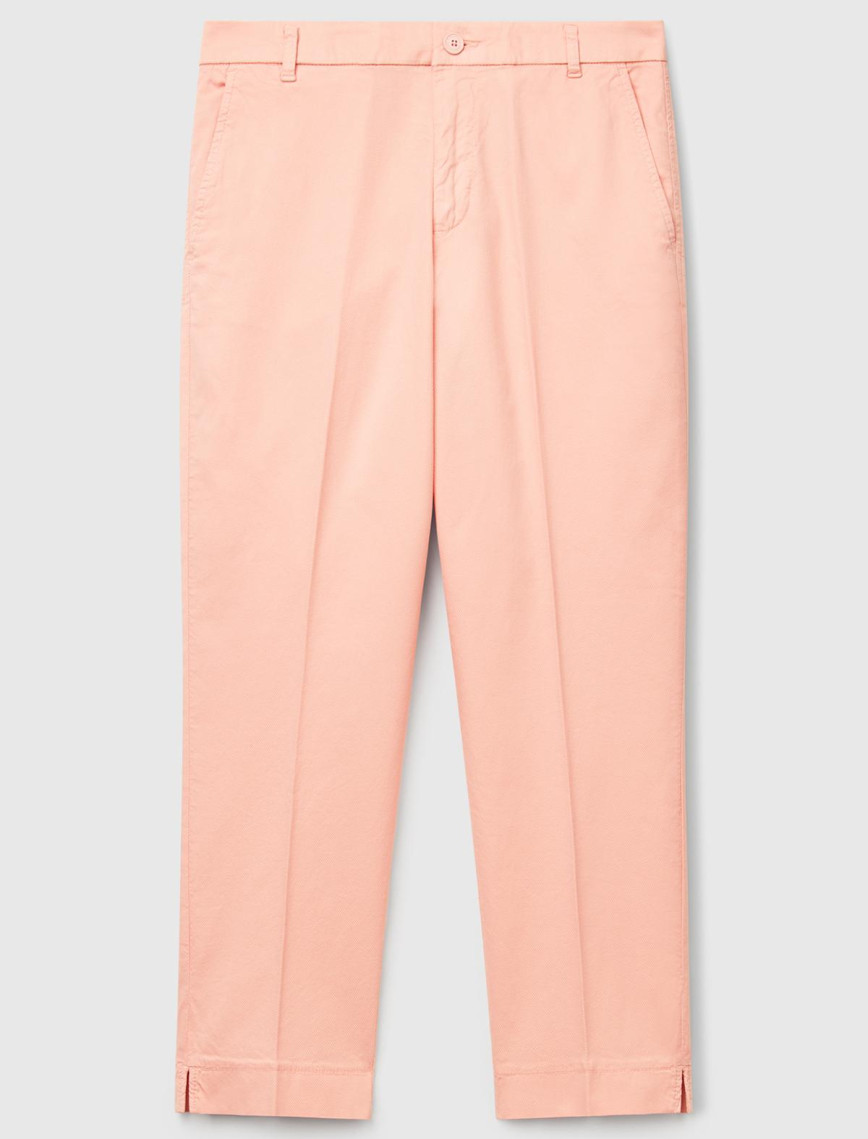 Kadın Pembe Mevsimlik Chino Pantolon Kadın Pembe Mevsimlik Chino Pantolon