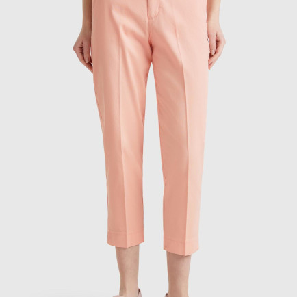 Kadın Pembe Mevsimlik Chino Pantolon