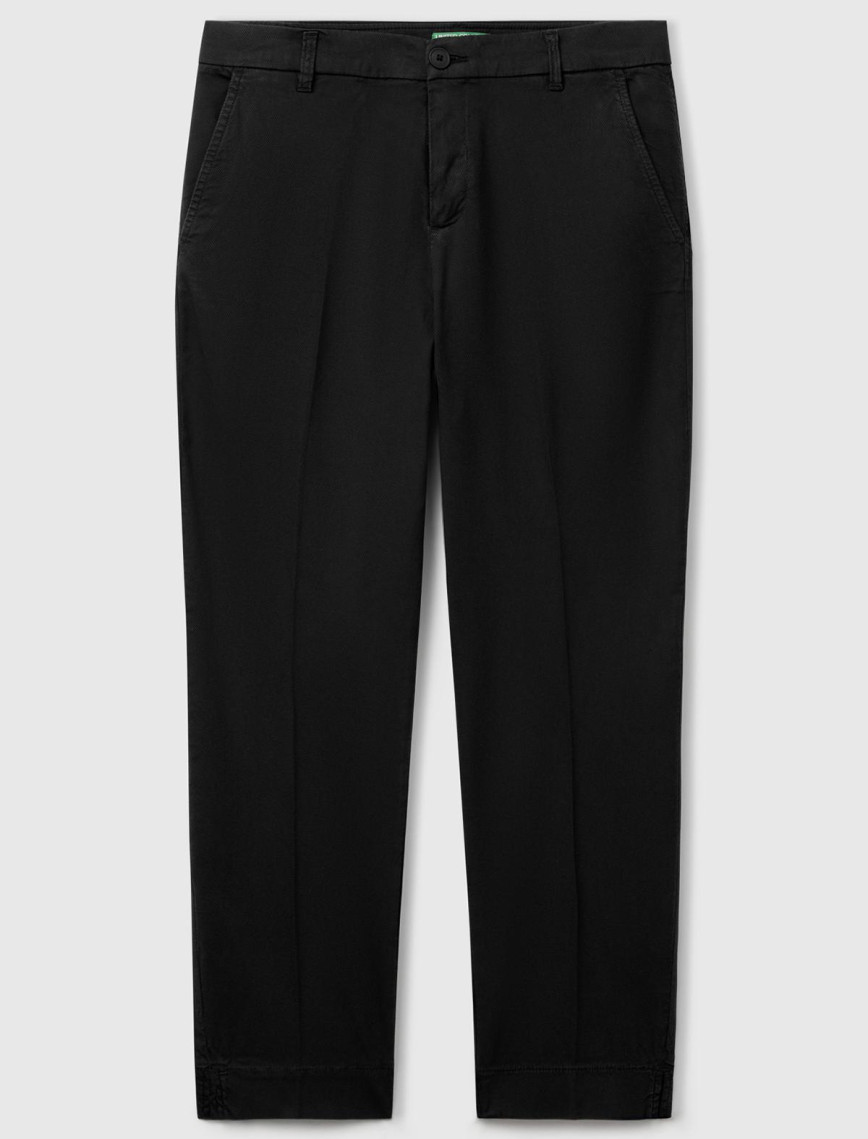 Kadın Siyah Mevsimlik Chino Pantolon Kadın Siyah Mevsimlik Chino Pantolon