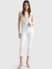 Kadın Beyaz Mevsimlik Chino Pantolon Kadın Beyaz Mevsimlik Chino Pantolon