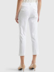 Kadın Beyaz Mevsimlik Chino Pantolon Kadın Beyaz Mevsimlik Chino Pantolon