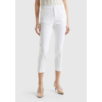 Kadın Beyaz Mevsimlik Chino Pantolon Kadın Beyaz Mevsimlik Chino Pantolon