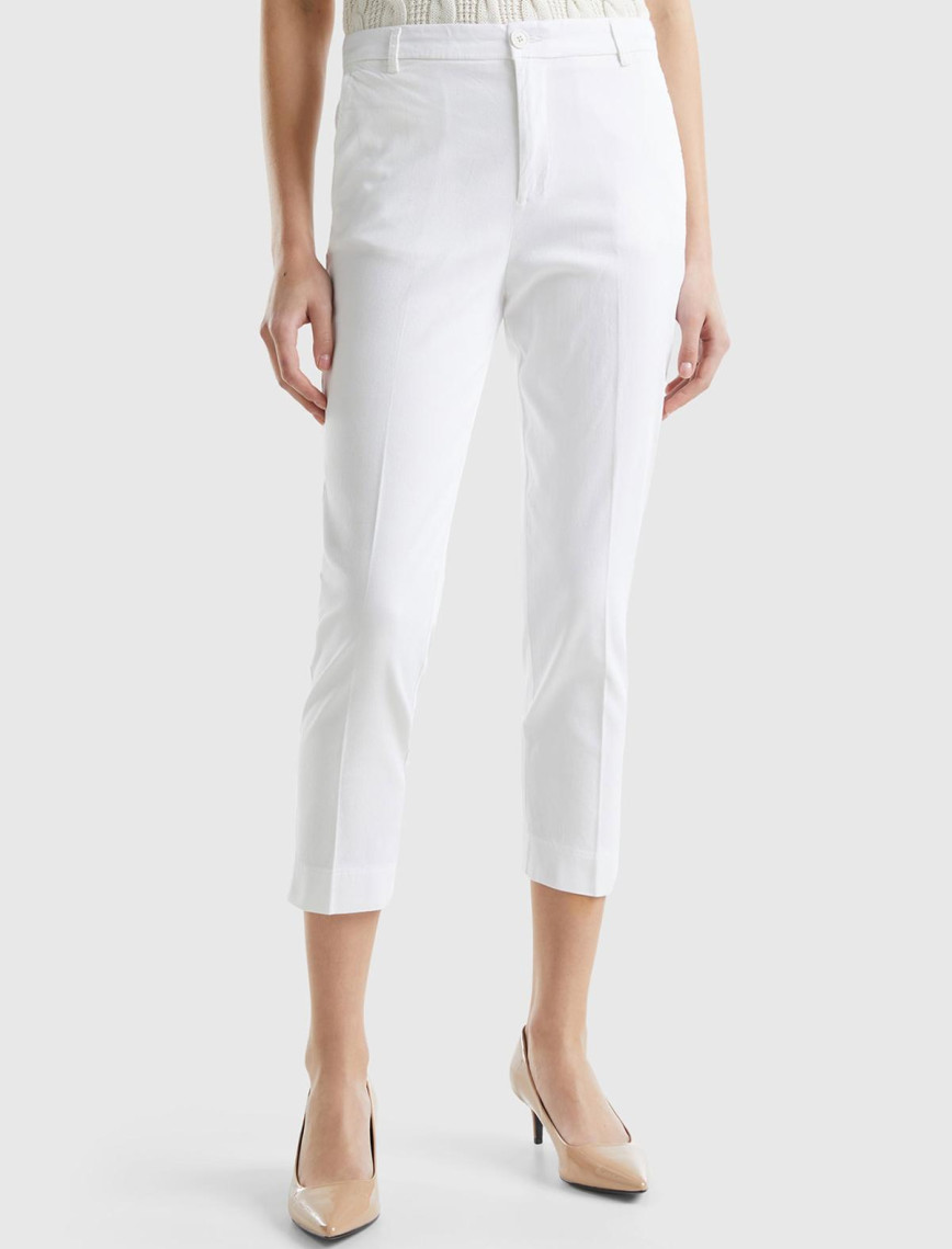 Kadın Pembe Mevsimlik Chino Pantolon Kadın Pembe Mevsimlik Chino Pantolon