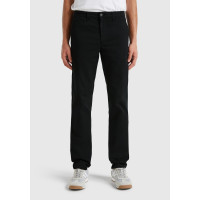 Erkek Siyah Slim Fit Chino Pantolon