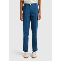 Kadın Denim Elastanlı Basic Chino Pantolon