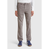 Erkek Gri Slim Fit Chino Pantolon