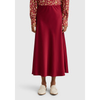 Kadın Bordo Viskoz Karışımlı Uzun Etek Kadın Bordo Viskoz Karışımlı Uzun Etek