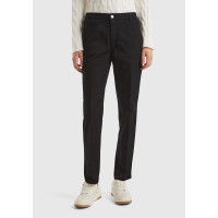 Kadın Siyah Elastanlı Basic Chino Pantolon